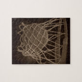 Damaged Basketball Photo ジグソーパズル (横)