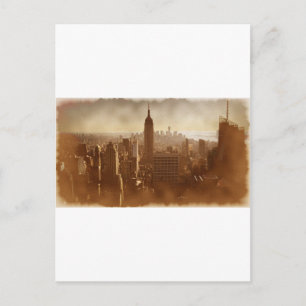 Damaged Photo Effect New York ポストカード