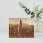 Damaged Photo Effect New York ポストカード (スタンド正面)
