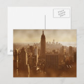 Damaged Photo Effect New York ポストカード (正面/裏面)