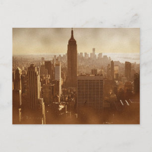 Damaged Photo Effect New York ポストカード