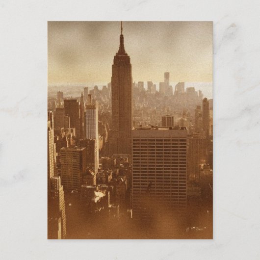 Damaged Photo Effect New York ポストカード (正面)