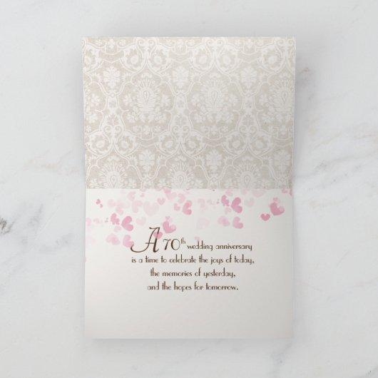 Damaskの70周年記念スナップショット カード (内部)