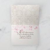 Damaskの75周年記念スナップショット カード (内部)