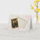 Damaskの75周年記念スナップショット カード (黄色い花)