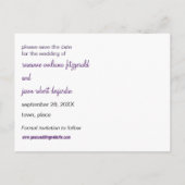 Damaskアールデコ日付はがきを保存 案内ポストカード (裏面)