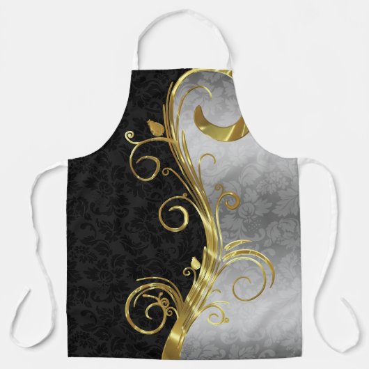 Damaskテクスチャ エプロン (正面)