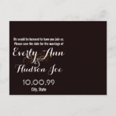 Damask写真のコラージュを保存 案内ポストカード (裏面)