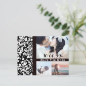 Damask写真のコラージュを保存 案内ポストカード (スタンド正面)