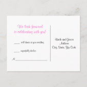 Damask応答はがき インビテーションポストカード (裏面)