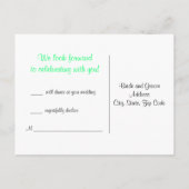 Damask応答はがき インビテーションポストカード (裏面)