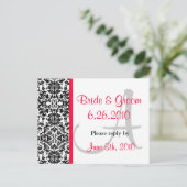 Damask応答はがき インビテーションポストカード (スタンド正面)