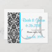Damask応答はがき インビテーションポストカード (正面/裏面)