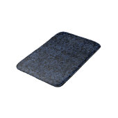 DAMASK2黒い大理石及び青石 バスマット (アングル)