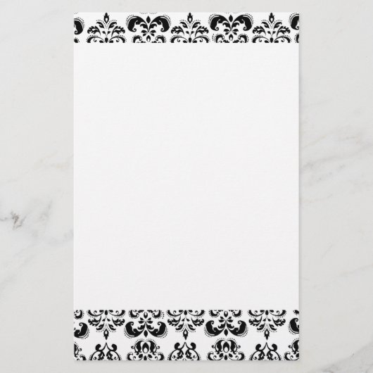 DAMASK，白黒 便箋 (正面)