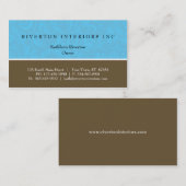 Damask Blocks名刺 名刺 (正面/裏面)