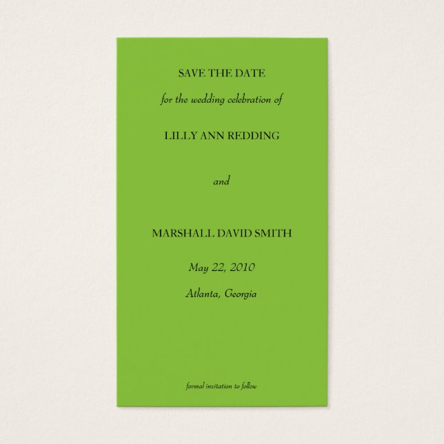 Damask Envy日付カードを保存 (正面)