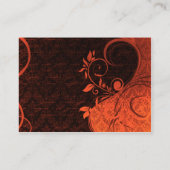 Damask Parisienne: Fiery Punk Rockの結婚ウェブサイト エンクロージャーカード (裏面)