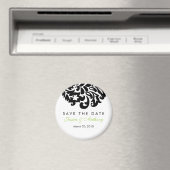damask save date magnet マグネット (インサイチュ (食洗機))