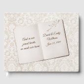 Damask Scrapbook For Wedding Anniversary ゲストブック (正面)
