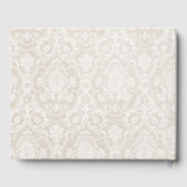 Damask Scrapbook For Wedding Anniversary ゲストブック (裏面)