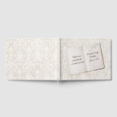 Damask Scrapbook For Wedding Anniversary ゲストブック (全面)