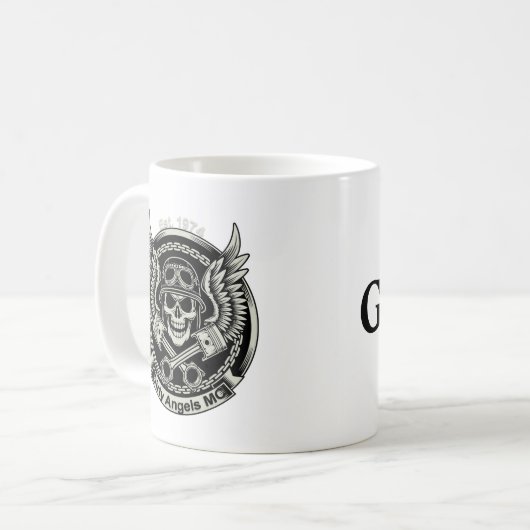 DAMCは私を得ましたか。 コーヒー・マグ コーヒーマグカップ (正面左)