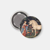 Dame à la Licorne dans un Jardin マグネット (正面/裏面)