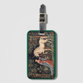 Dame à la Licorne dans un Jardin ラゲッジタグ (正面縦)