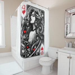 Dame de cœur à vous l'honneur  シャワーカーテン