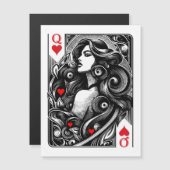Dame de cœur à vous l'honneur carte magnétique (正面/裏面)