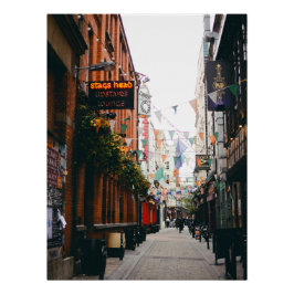 Dame Lane Dublin - Photography ポスター