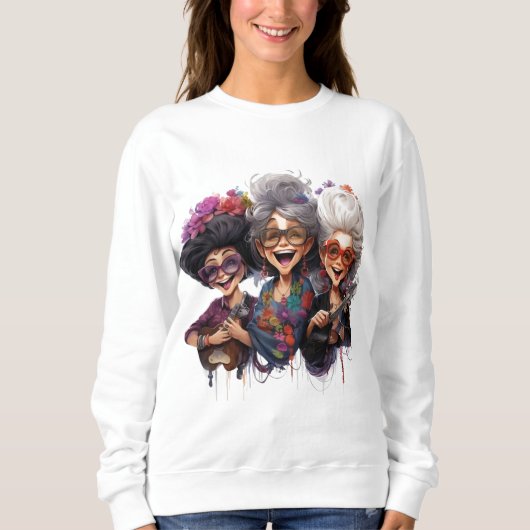 Dames Granny Friends basic sweater スウェットシャツ (正面)