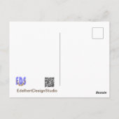 Damherten HERTelijk Gefeliciterd Brifkaart ポストカード (裏面)