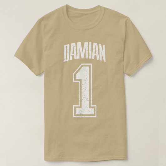Damian Supporter Number 1 Greatest Fan  Tシャツ (デザイン正面)