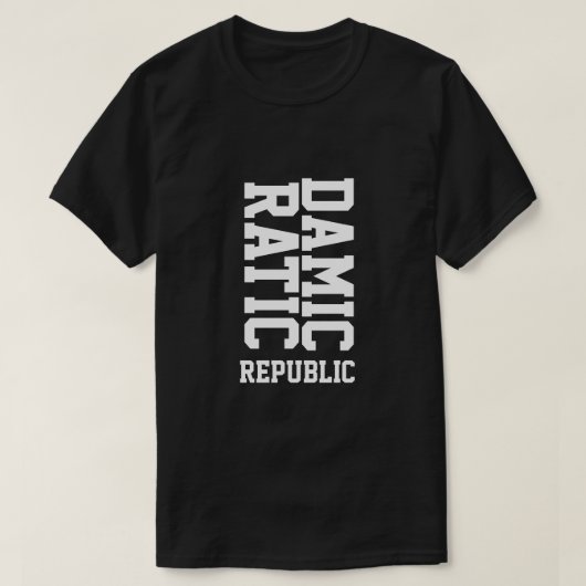 DAMICRATIC REPUBLIC Tシャツ (デザイン正面)