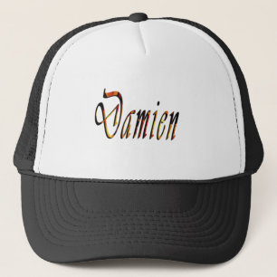 Damienの名前ロゴ、 キャップ
