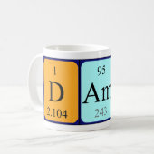 Damla定期テーブル名mag コーヒーマグカップ (正面左)