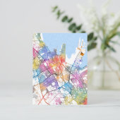 Dammam Saudi Arabia City Map ポストカード (スタンド正面)