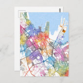 Dammam Saudi Arabia City Map ポストカード (正面/裏面)