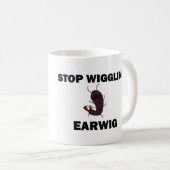 Dammitハサミムシのマグ コーヒーマグカップ (正面右)