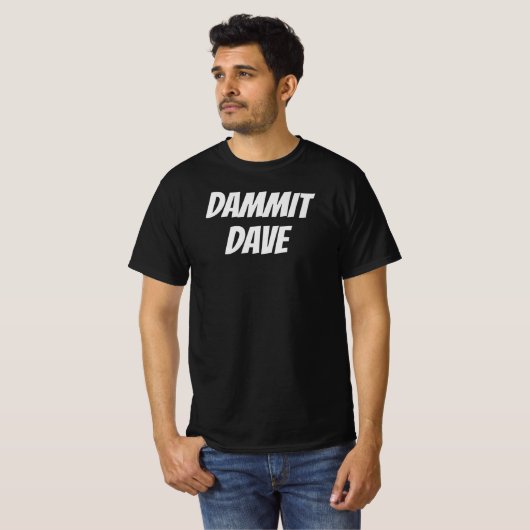 DAMMIT DAVE Tシャツ (正面フル)