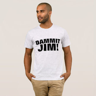 DAMMIT JIM! sci-fi mens T-SHIRT Tシャツ