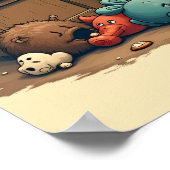 Dammit Mom Frustrated Parent Sticker Chaos Coordin ポスター (角)