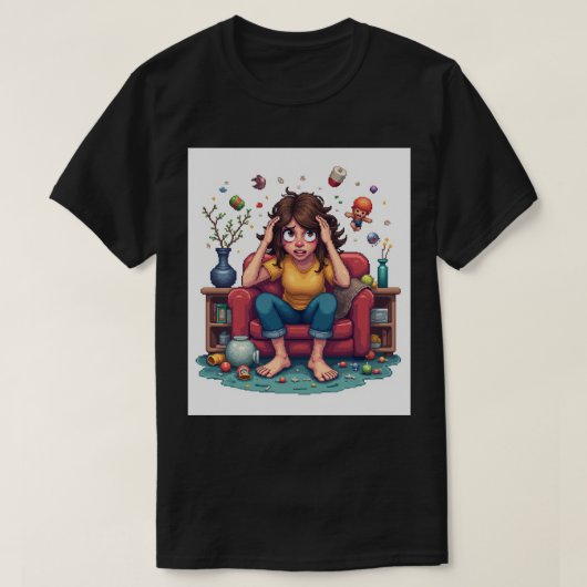 Dammit Mom Frustration Funny Tshirt For Exhausted  Tシャツ (デザイン正面)
