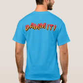 “Damn It!” Punk Rock Bunny – Blink 182 Band Tシャツ (裏面)