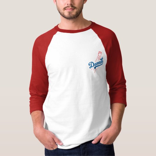 Damnfit Sportsball Raglan Tシャツ (正面)
