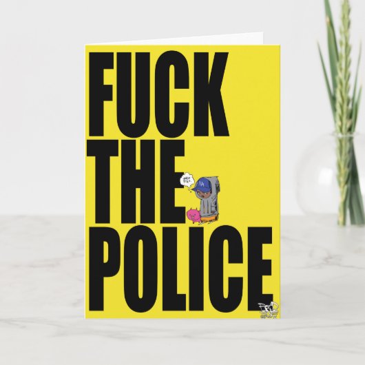 "DamnPigs"の挨拶状 カード (正面)