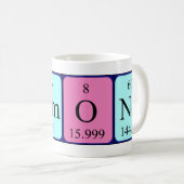 Damond周期テーブル名mug コーヒーマグカップ (正面右)