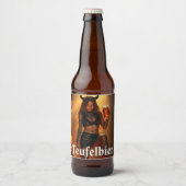 Dämonisches Lady ビールラベル (正面)